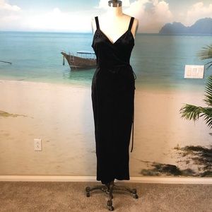 Beautiful Velvet Wrap Dress